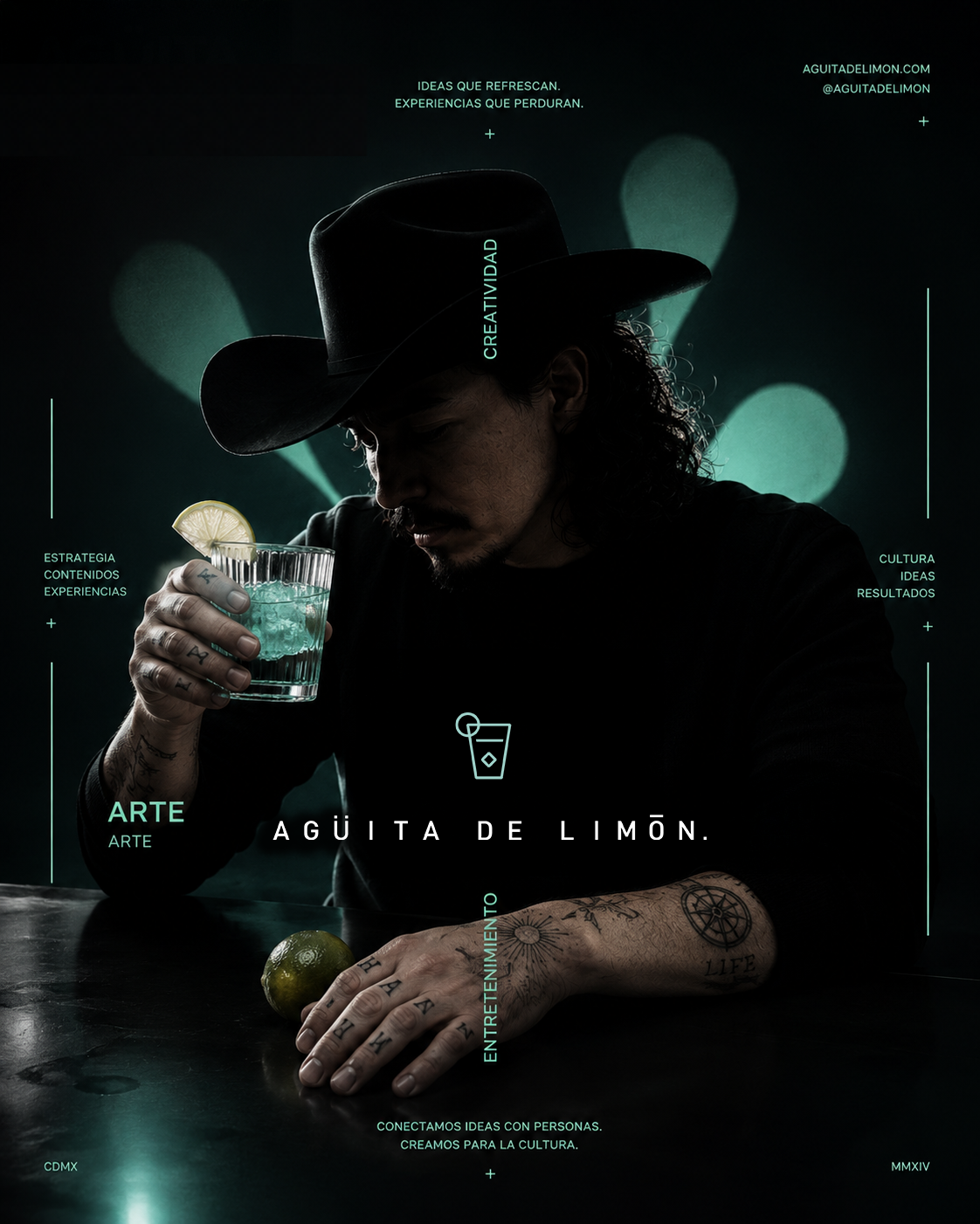 Omar Vela, fundador de Agüita de Limón